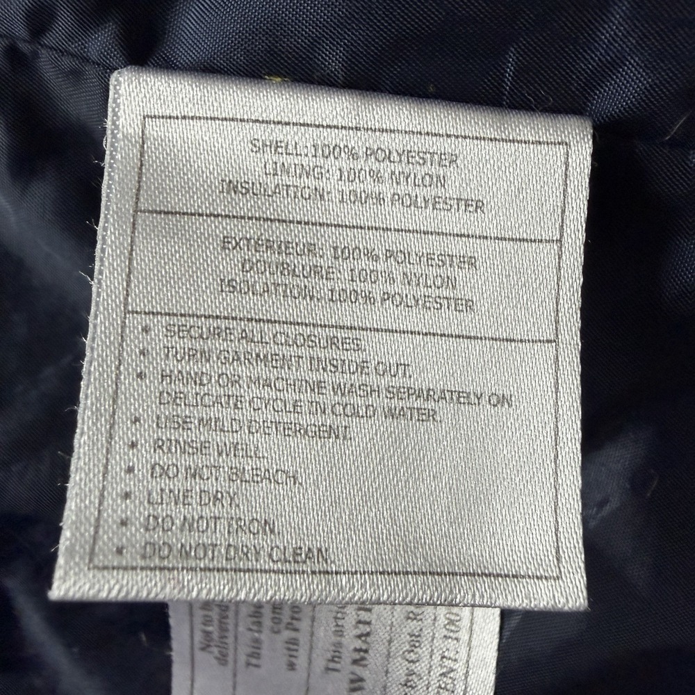 ARIAT Ashley Quilted Girls Youth Kids Vest Medium 10 Navy Blue Sleeveless - Picture 11 of 11